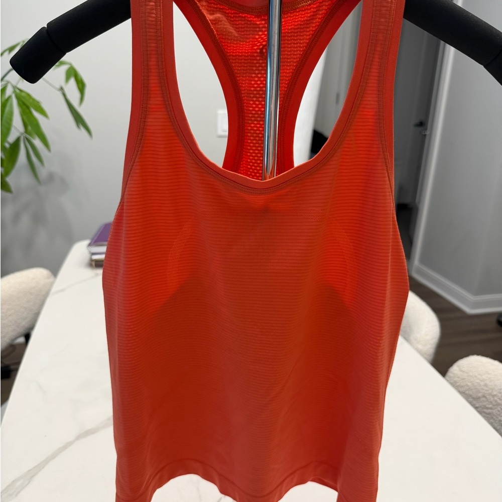 lululemon athletica Red Tank Top